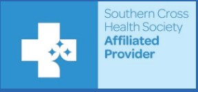 Southern Cross Health Society affiliated provider badge